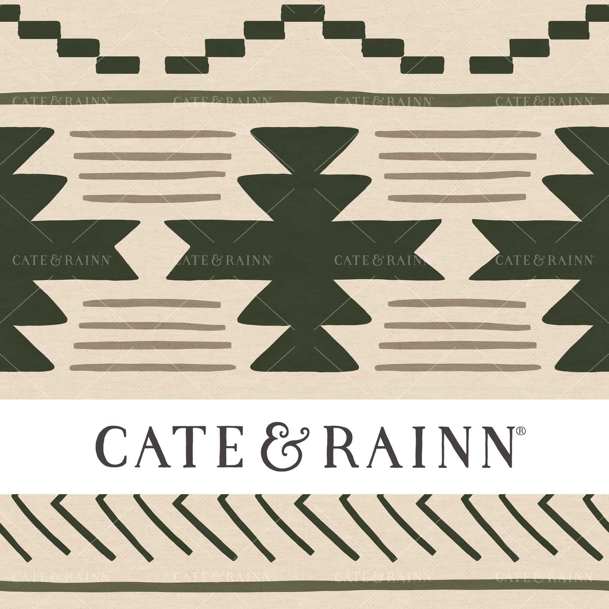 Rustic Boho Geometric Seamless Pattern Design by Cate and Rainn