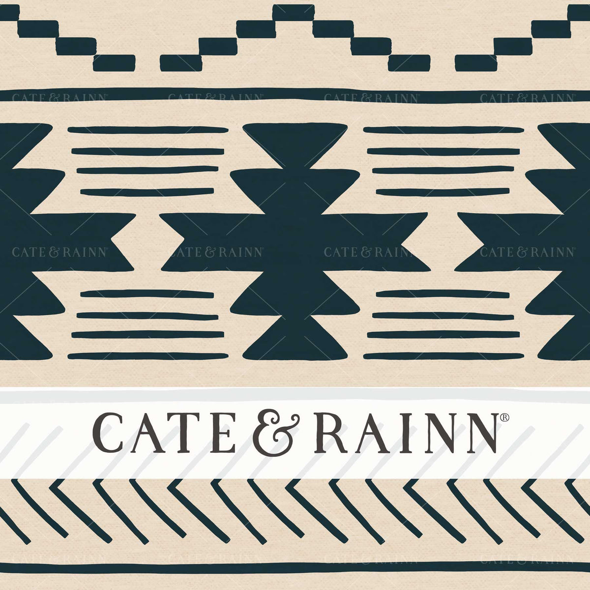 Rustic Boho Geometric Seamless Pattern Design by Cate and Rainn