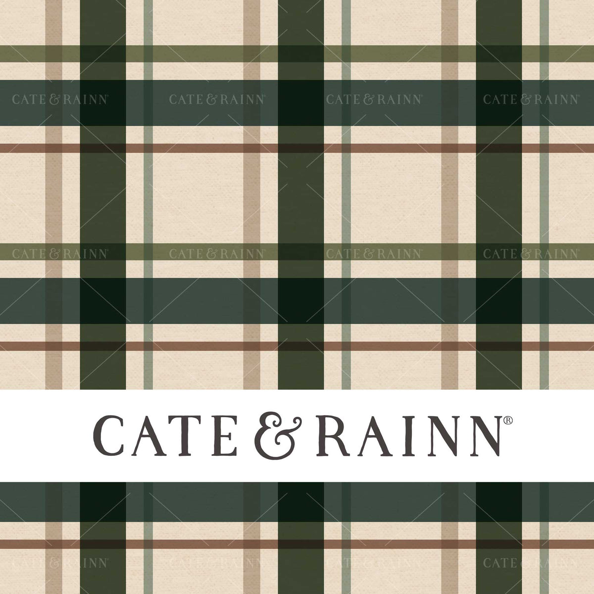 Rustic Plaid Seamless Pattern Design by Cate &amp; Rainn