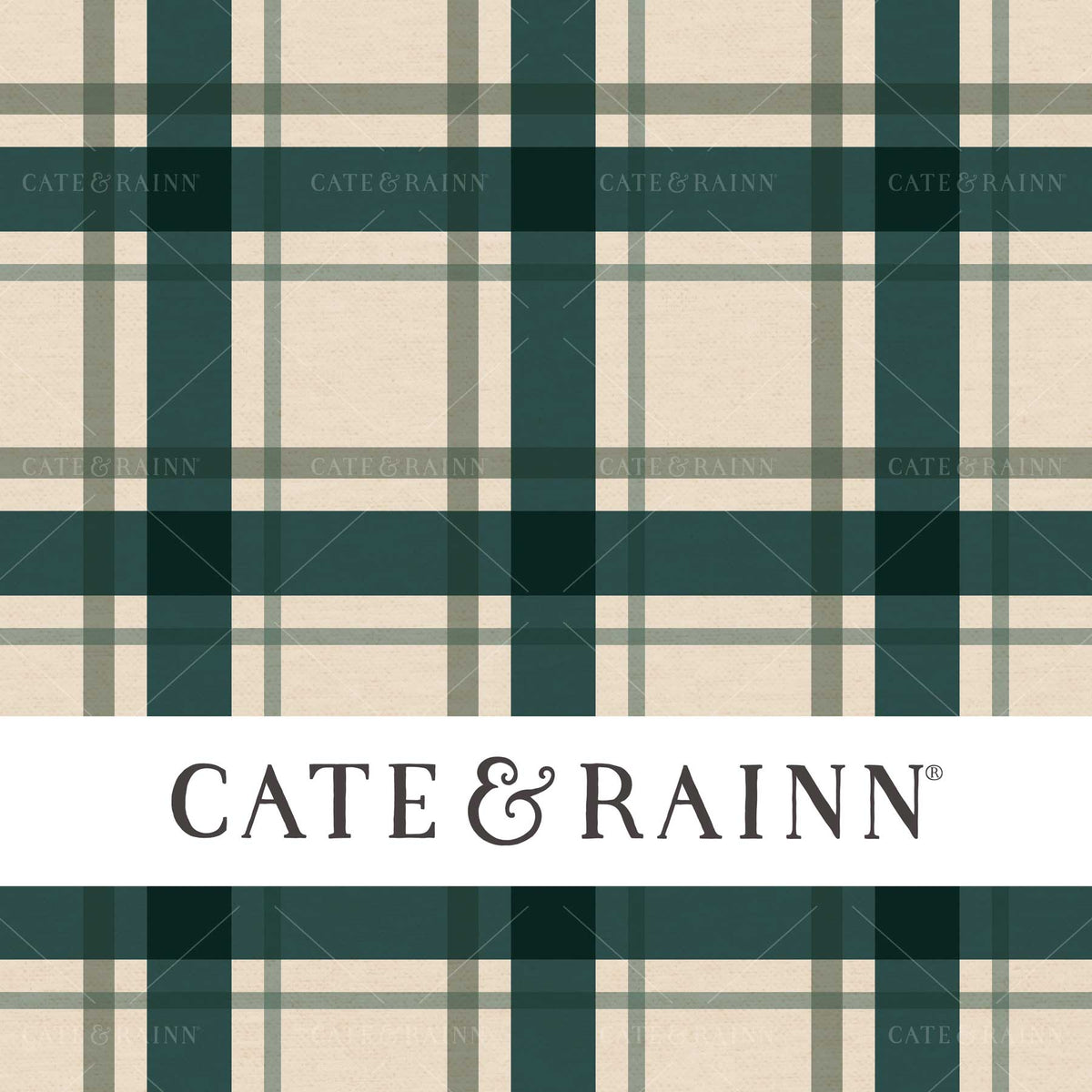 Rustic Plaid Seamless Pattern Design by Cate &amp; Rainn