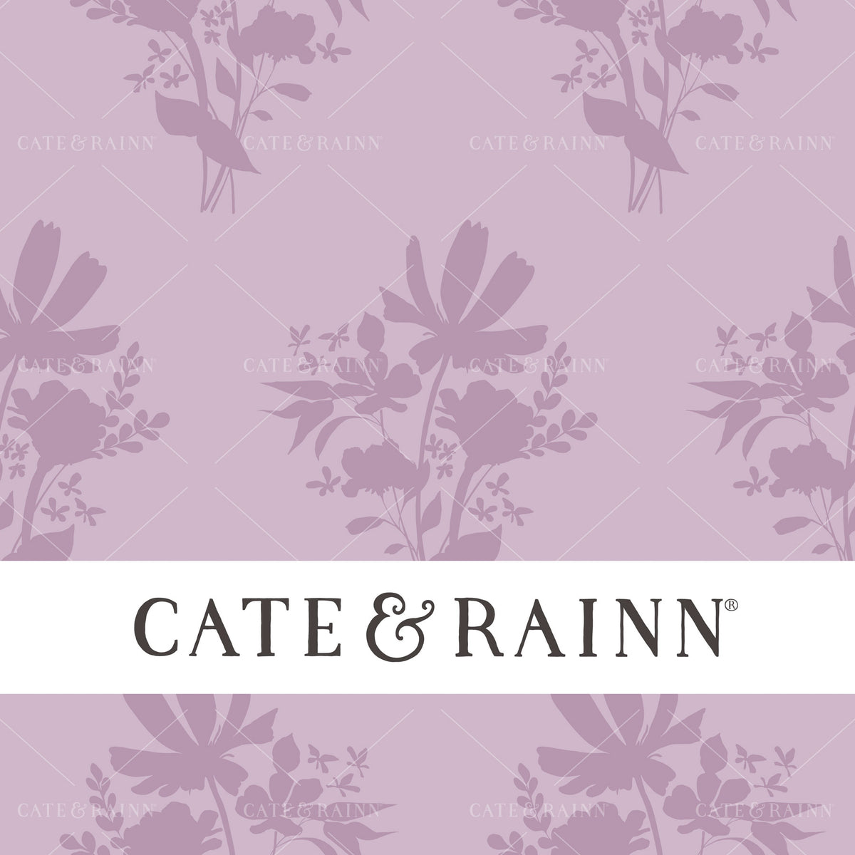 Purple Tonal Wildflower Bouquet Seamless Pattern | Wildflower Fields Collection