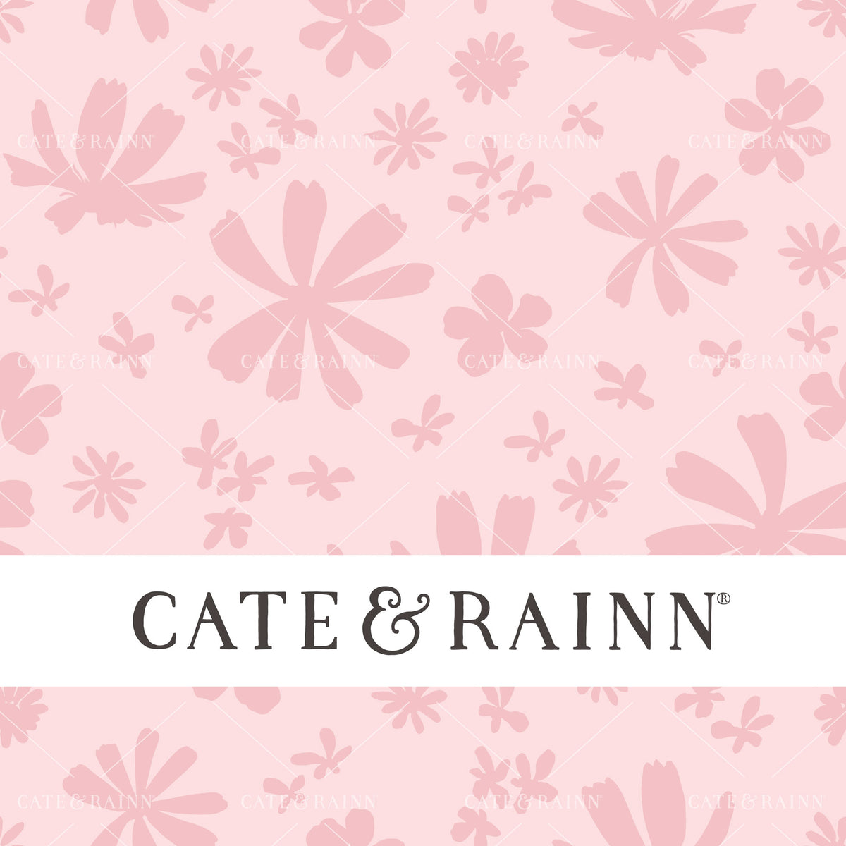 Pink Tonal Flowers Seamless Pattern | Wildflower Fields Collection