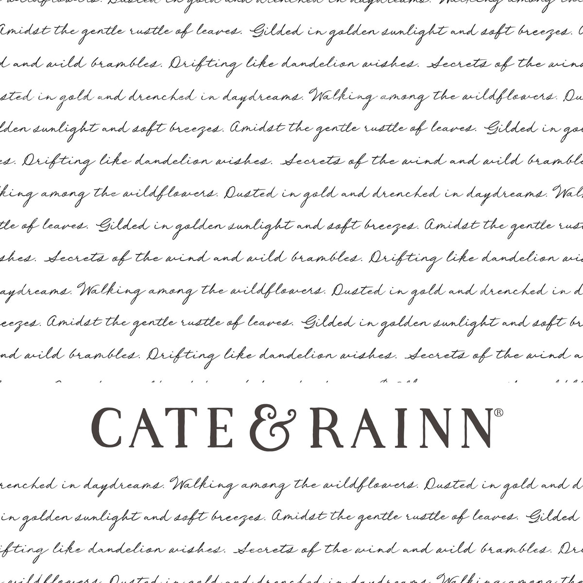 White and Black Vintage Script Seamless Pattern | Wildflower Fields Collection