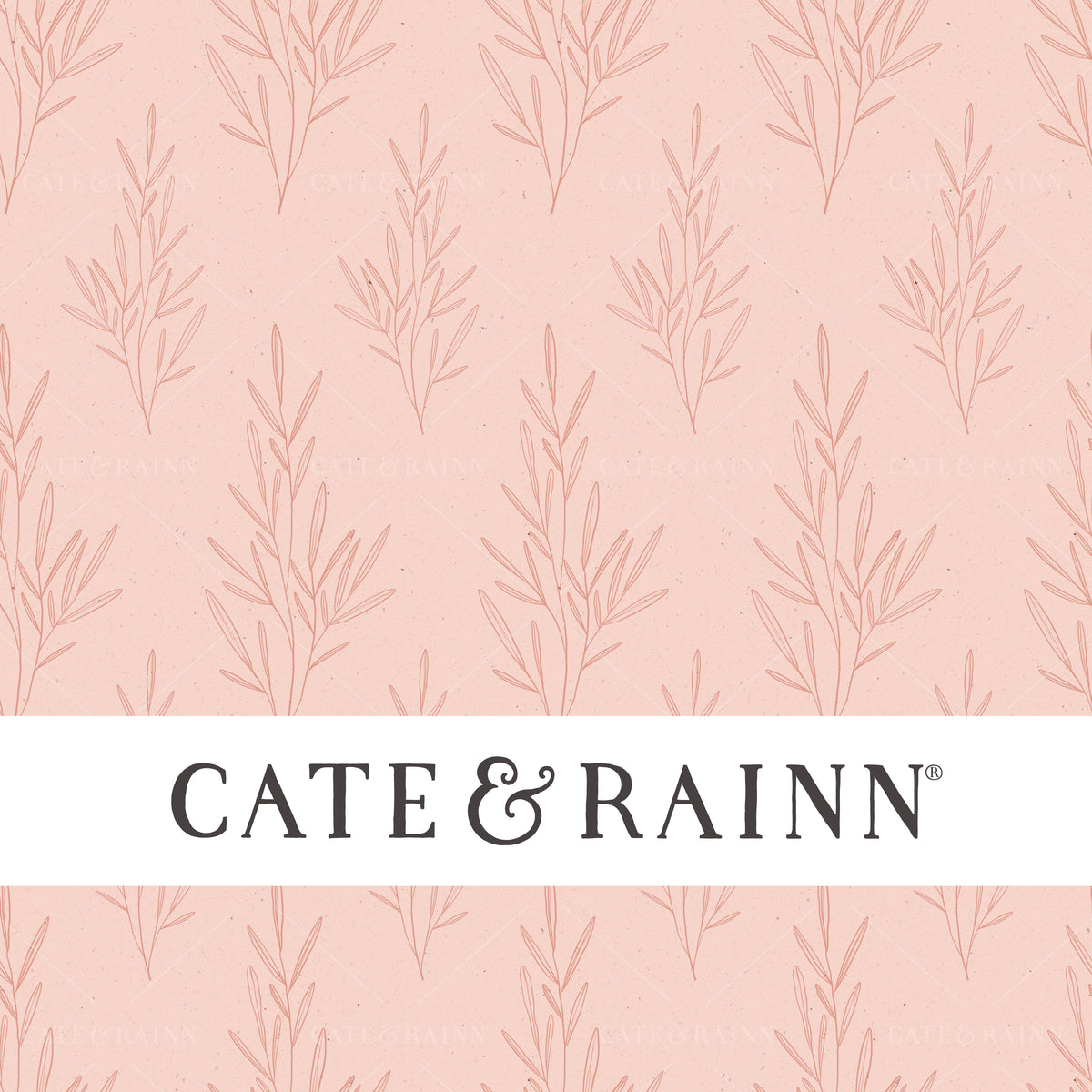 Hand-Drawn Sprig Seamless Pattern | Autumn Amethyst Collection