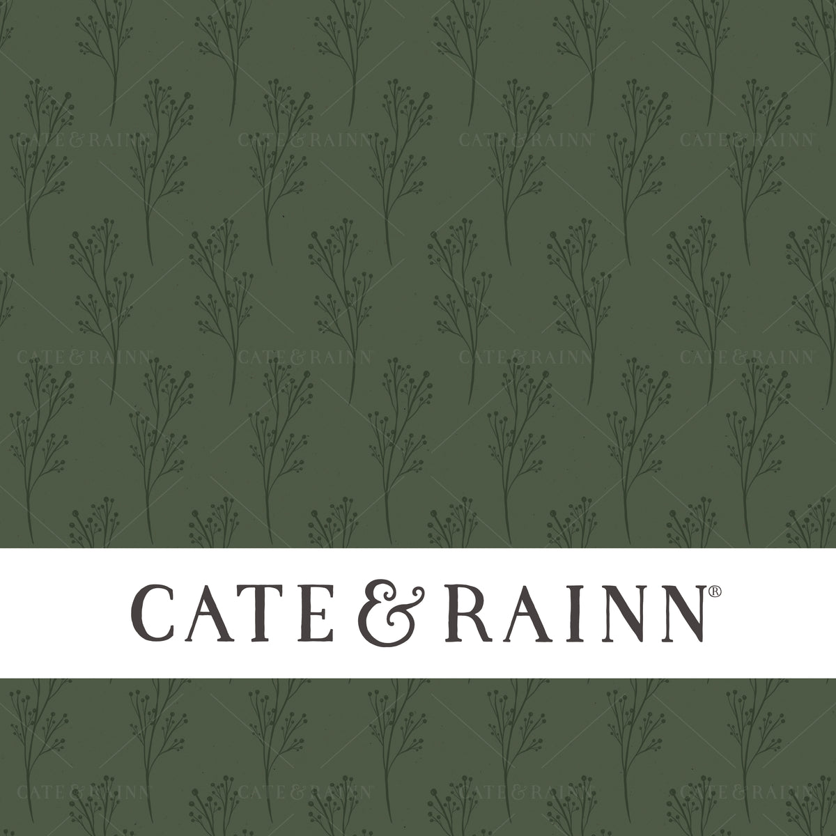 Small Sprig Seamless Pattern | Autumn Amethyst Collection