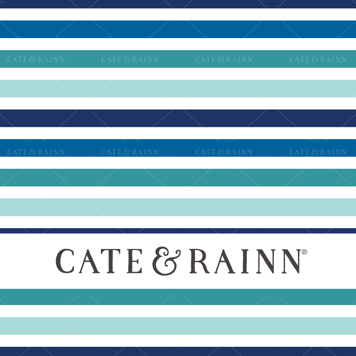 Blue and Teal Stripes seamless pattern design