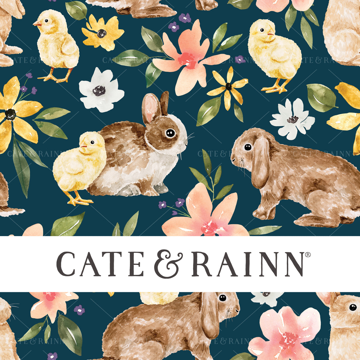 Easter Bunny and Chick Floral Design