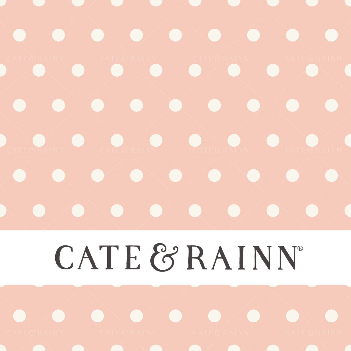 Blush Pink Polka Dot Seamless Pattern | Charlotte Floral Collection