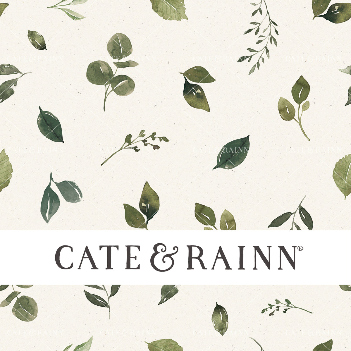 Charlotte Boho Simple Leaves Seamless Pattern | Charlotte Floral Collection