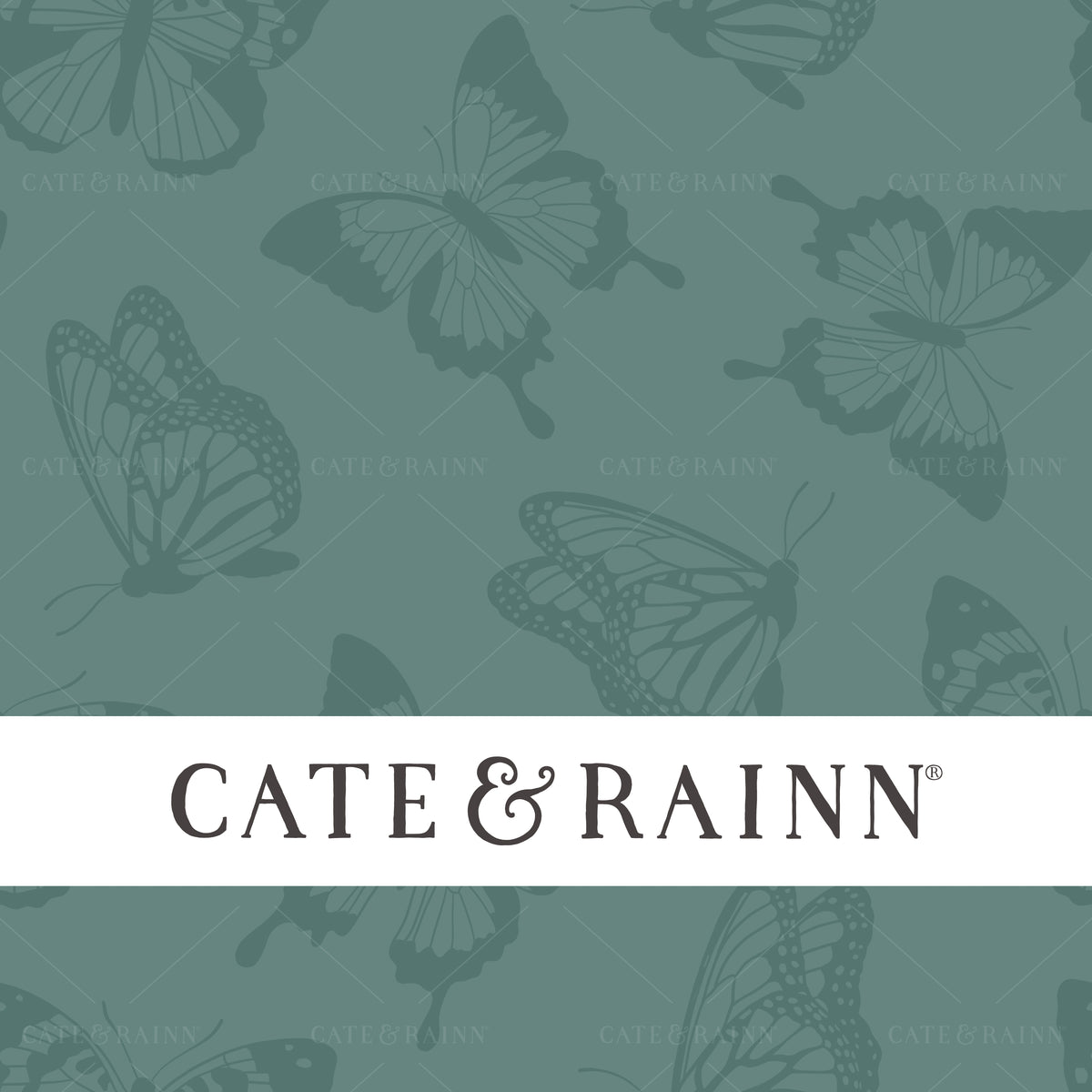 Blue Butterfly Seamless Pattern | Claire Jewel Tone Collection
