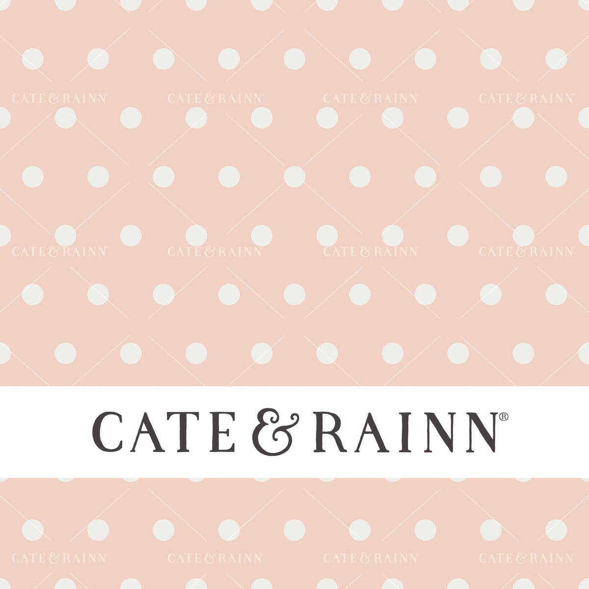 Light Pink Polka Dot Seamless Pattern | Claire Jewel Tone Collection