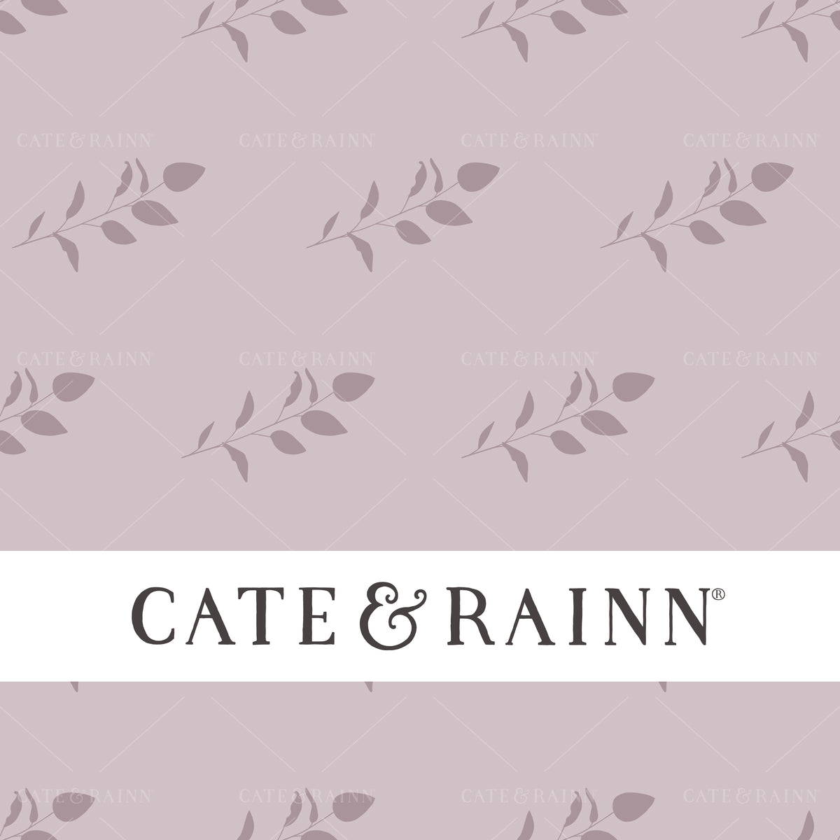 Purple Sprigs Seamless Pattern | Claire Jewel Tone Collection
