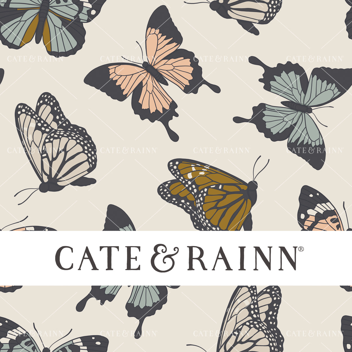 Vintage Muted Butterfly Seamless Design