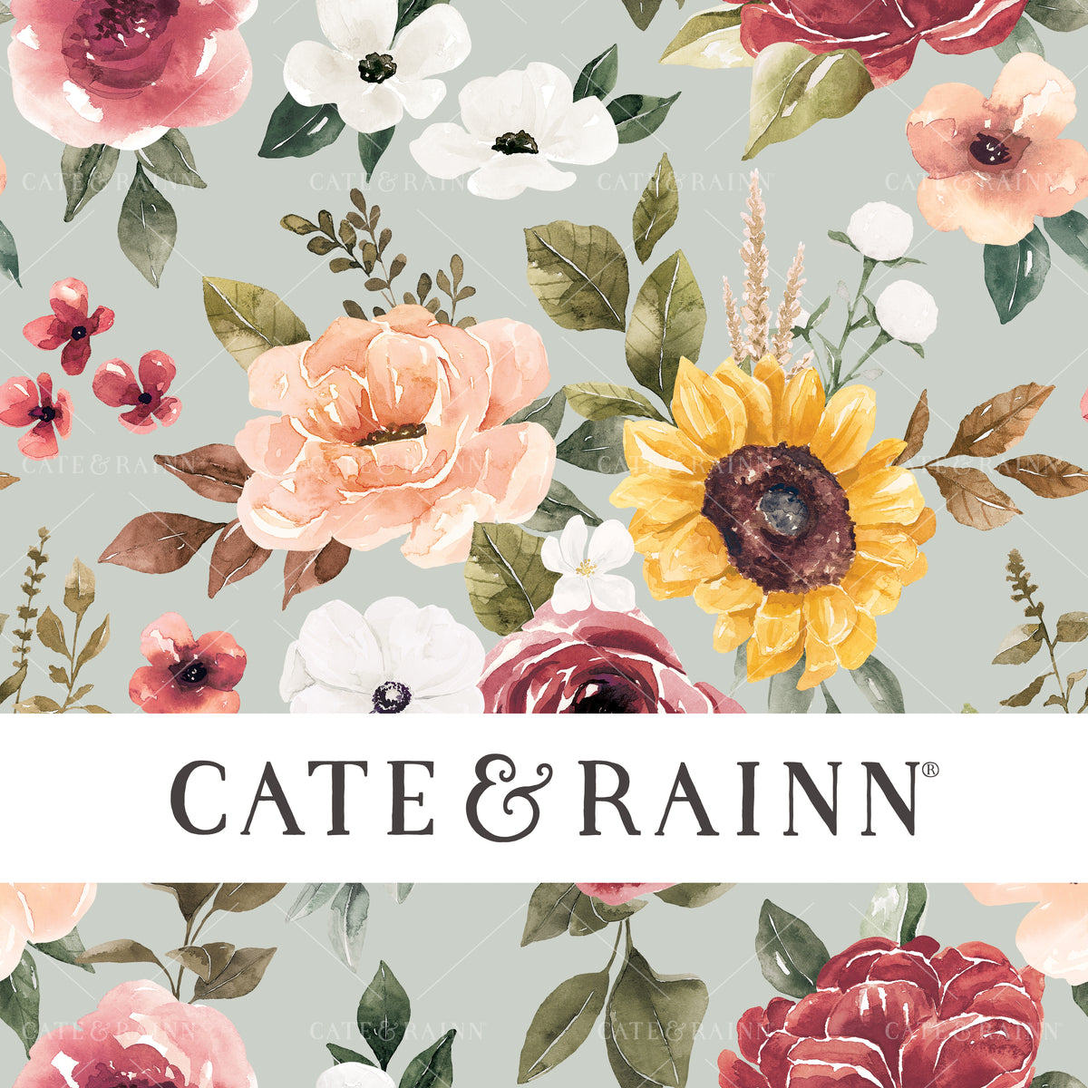 Fall Floral Seamless Pattern