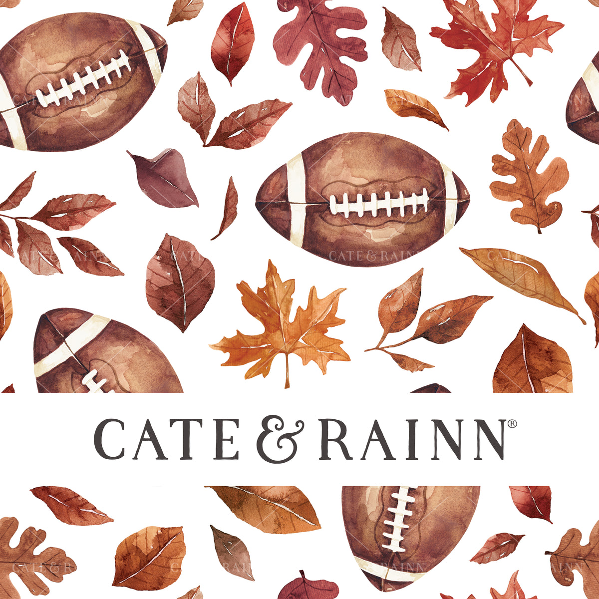 Fall Football Seamless Pattern | Felicity Collection