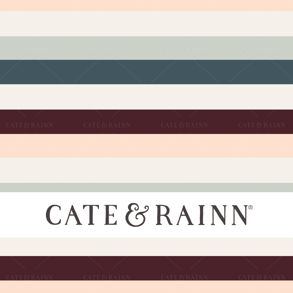 Pink, Maroon and Blue Stripe Seamless Pattern | Felicity Collection