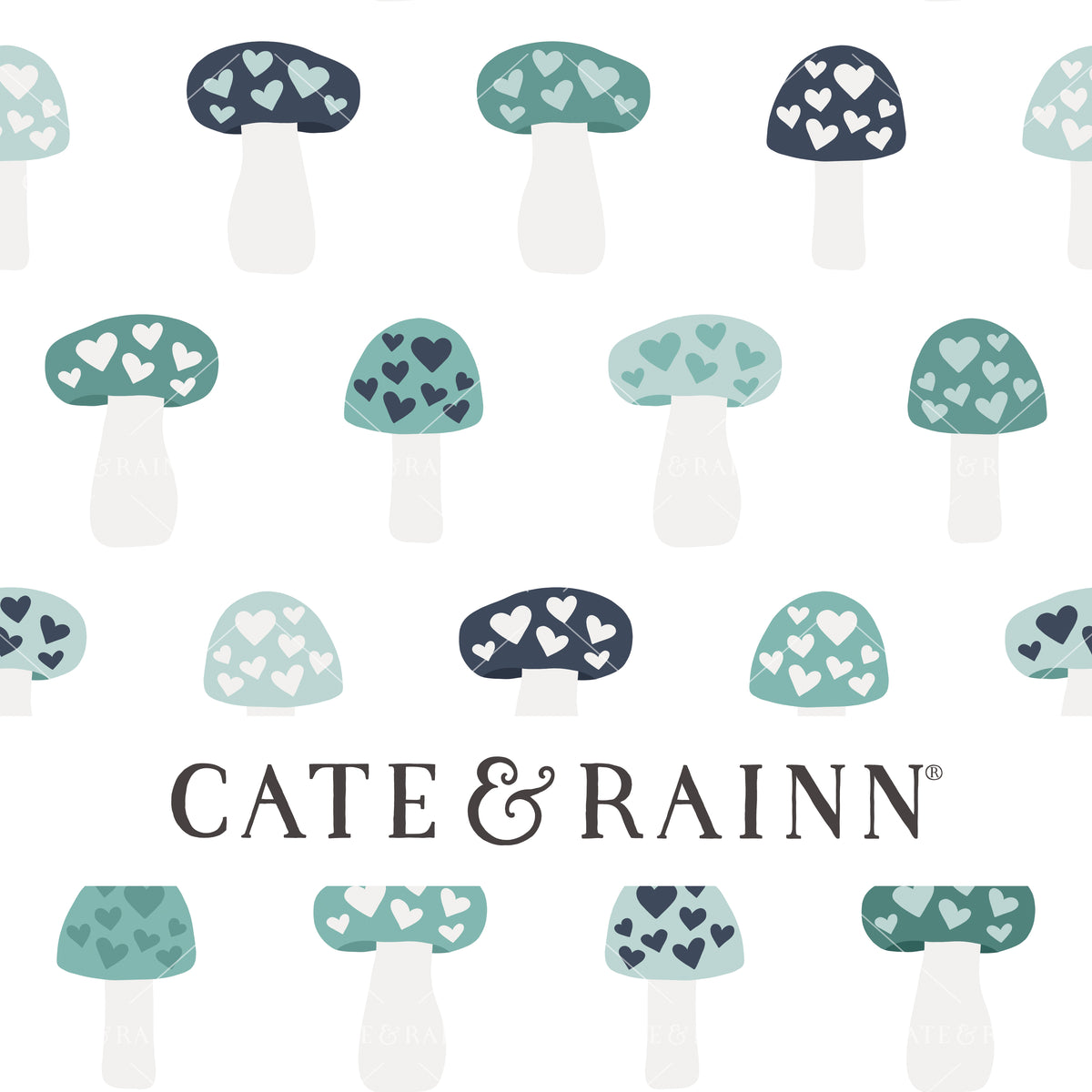 Blue Mushroom Seamless File