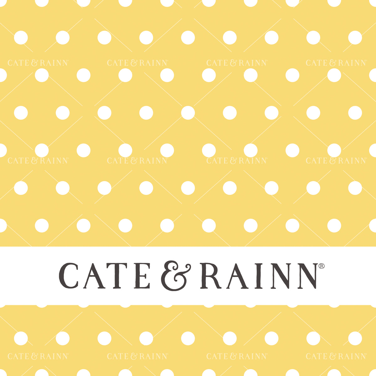 Sunshine Yellow Polka Dot Design