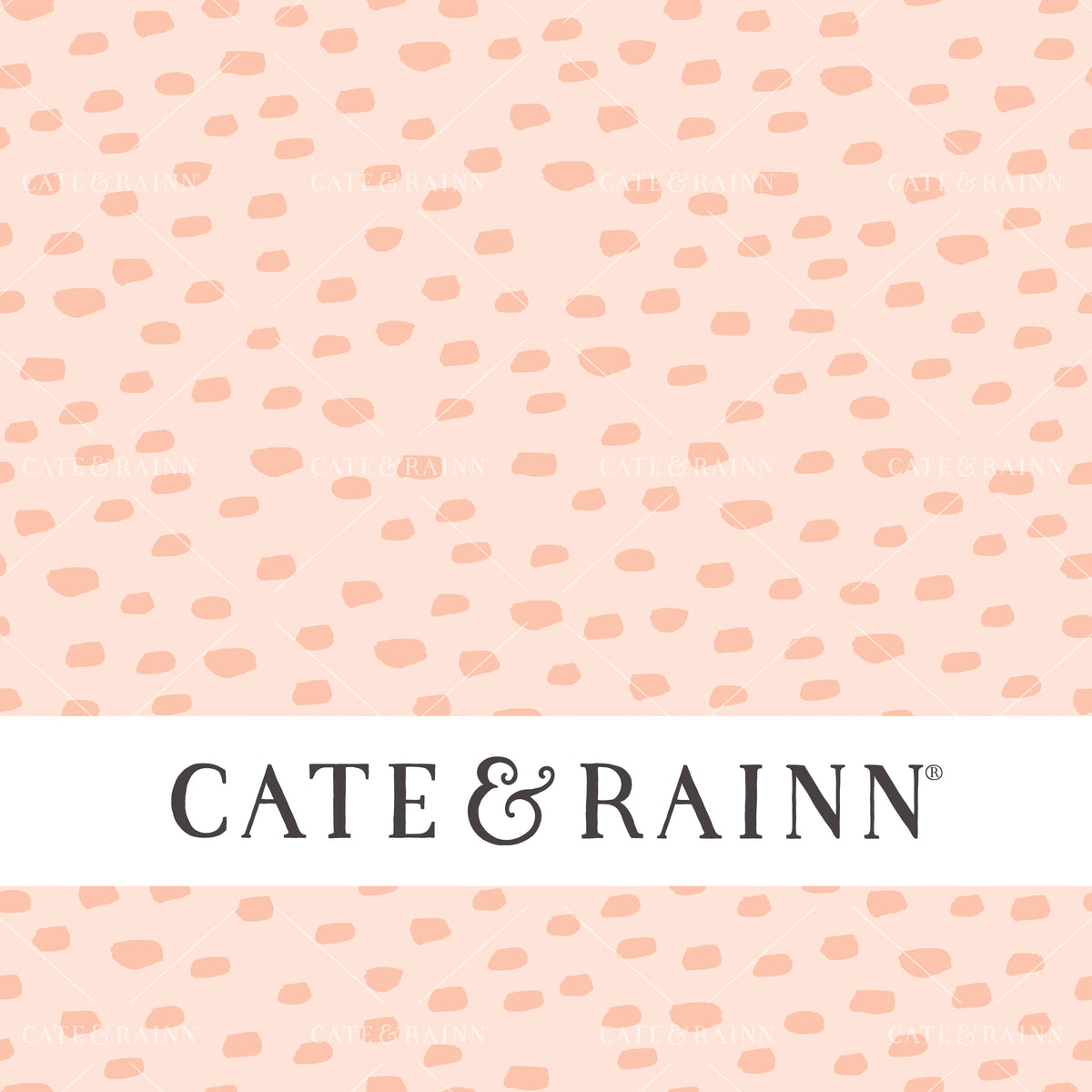 Blush Pink Boho Dashes Design