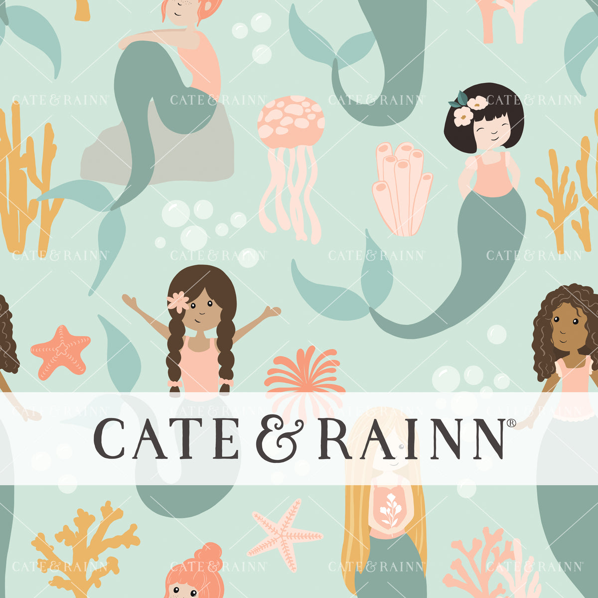 Mermaid Seamless Design