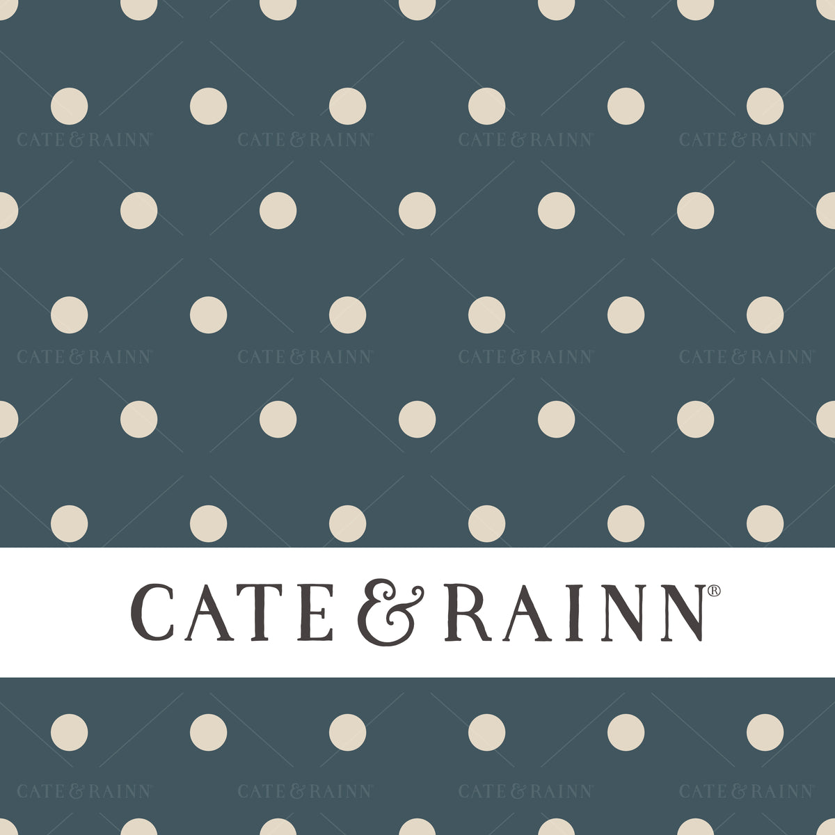 Polka Dot Seamless Pattern Design by Cate and Rainn