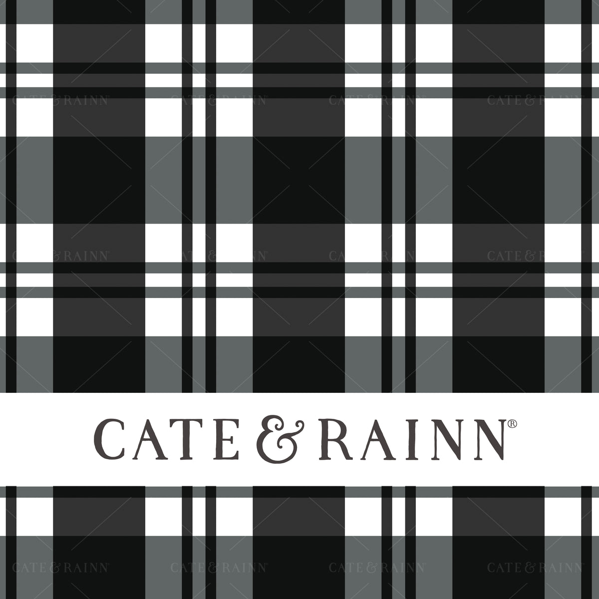 Halloween Plaid Seamless Pattern | October Moon Collection