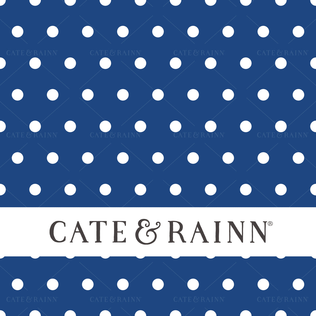 Blue and White Polka Dot Seamless Pattern | Patriotic Collection