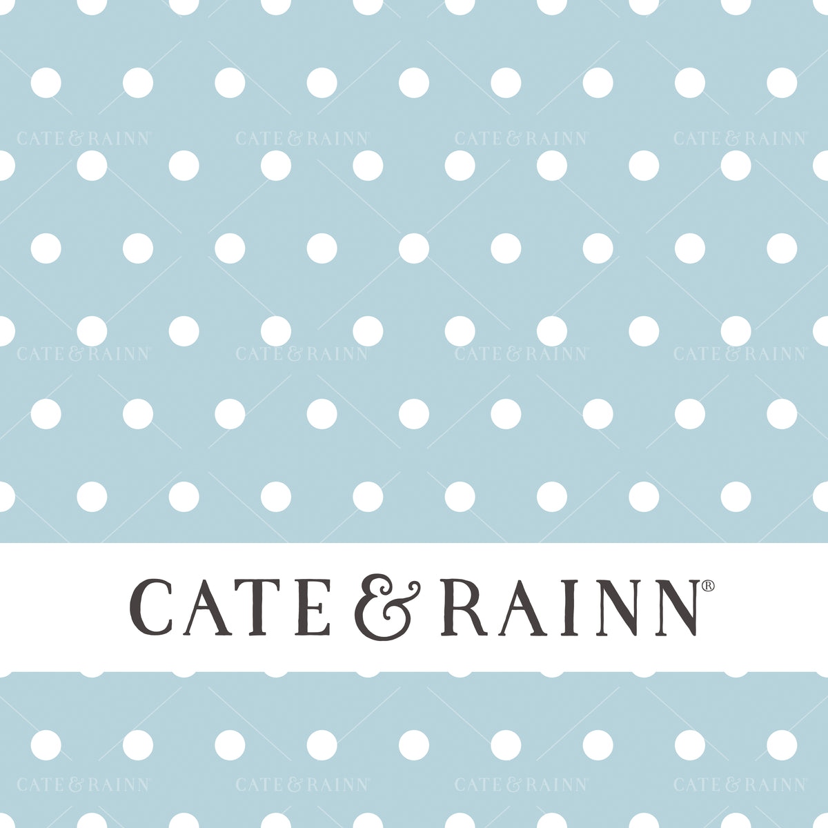 Light Blue and White Polka Dot Seamless Pattern | Patriotic Collection