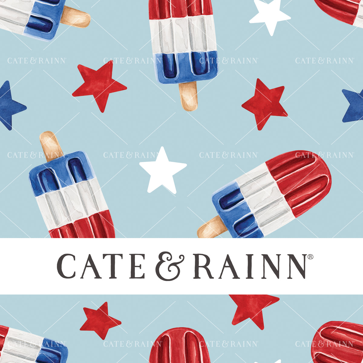 Patriotic 4th of July Popsicles Design