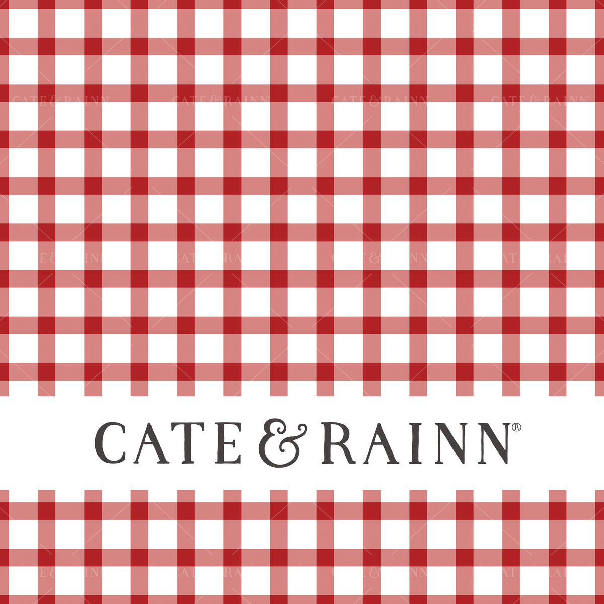 Small Red Gingham Seamless Pattern | Patriotic Collection
