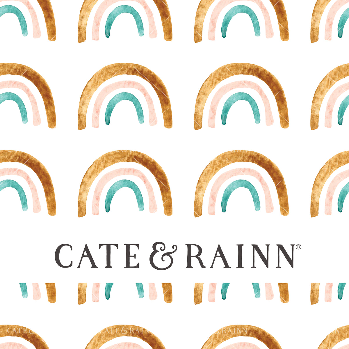 Colorful Watercolor Boho Rainbows