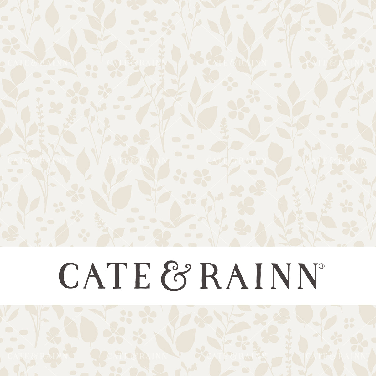 Vintage Cream Leaves Seamless Pattern | Rust and Royal Collection