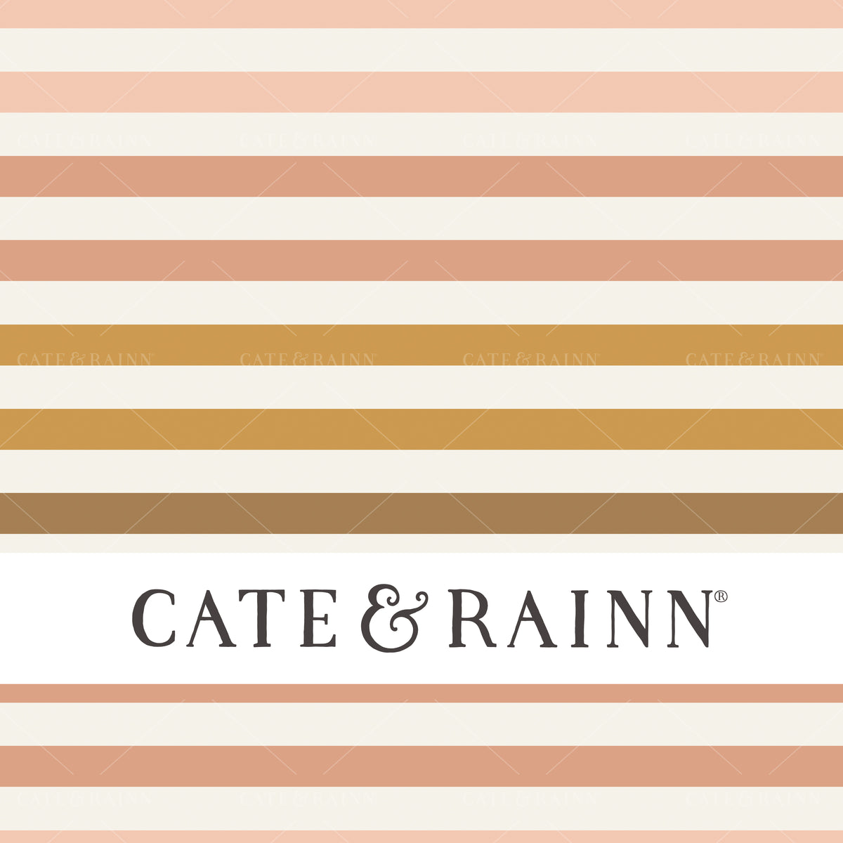 Vintage Pink and Yellow Ombré Stripe Seamless Pattern | Spring Reverie Collection