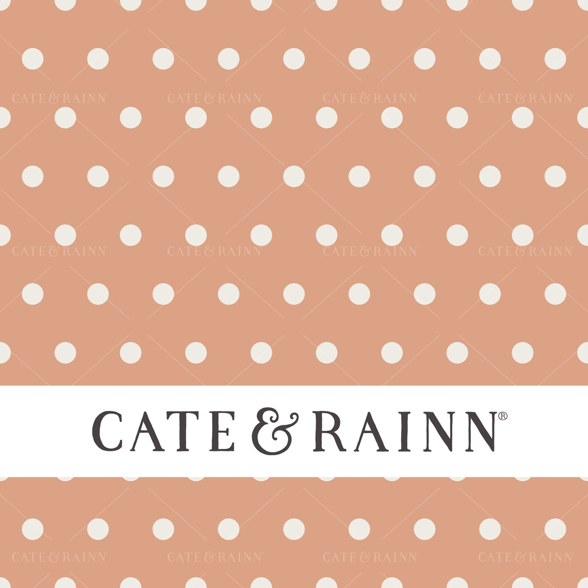 Pink and Cream Polka Dot Seamless Pattern | Spring Reverie Collection