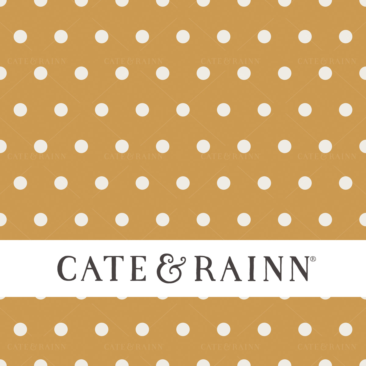 Yellow and Cream Polka Dot Seamless Pattern | Spring Reverie Collection