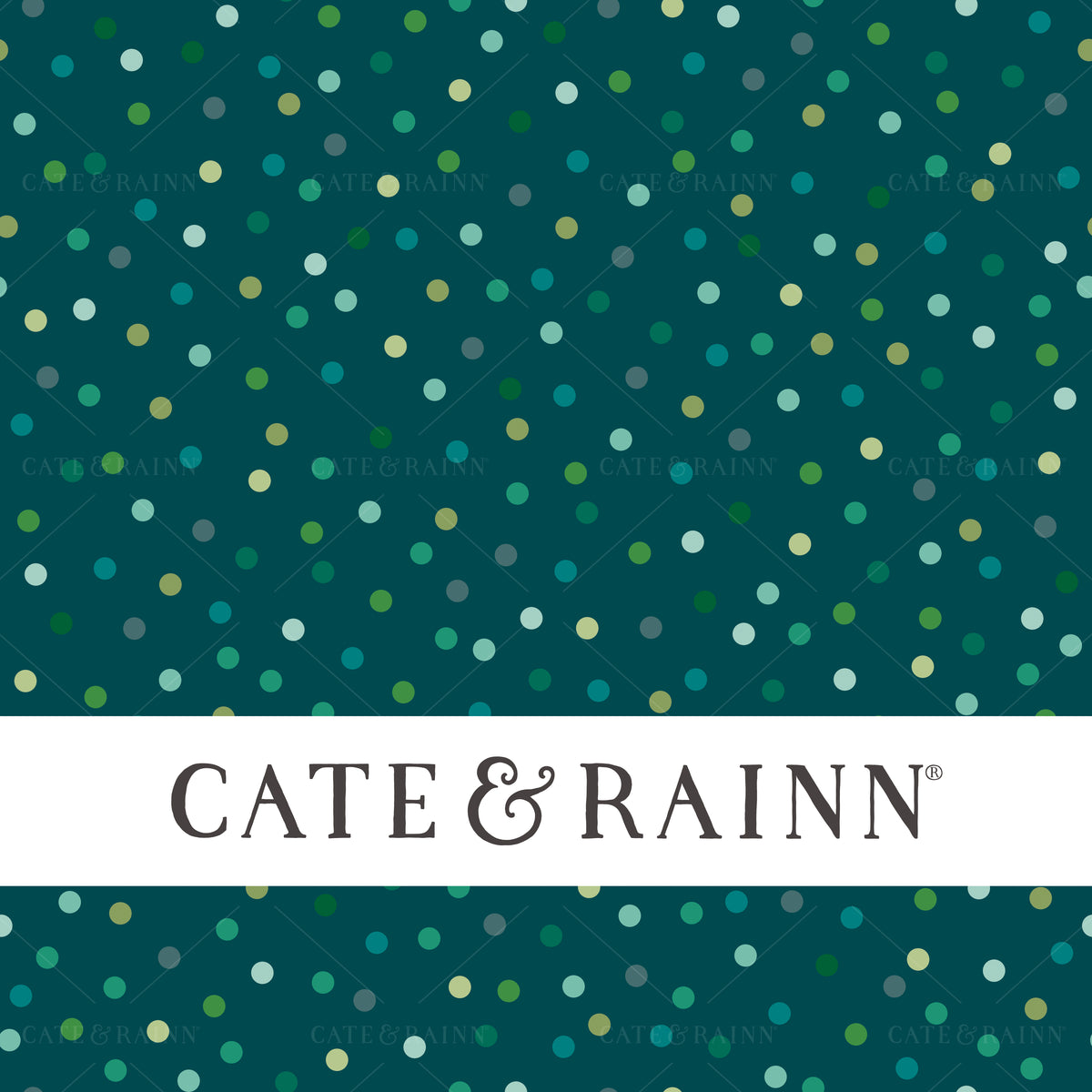 Mini Green Dots Seamless Pattern | St. Patrick&#39;s Day Collection