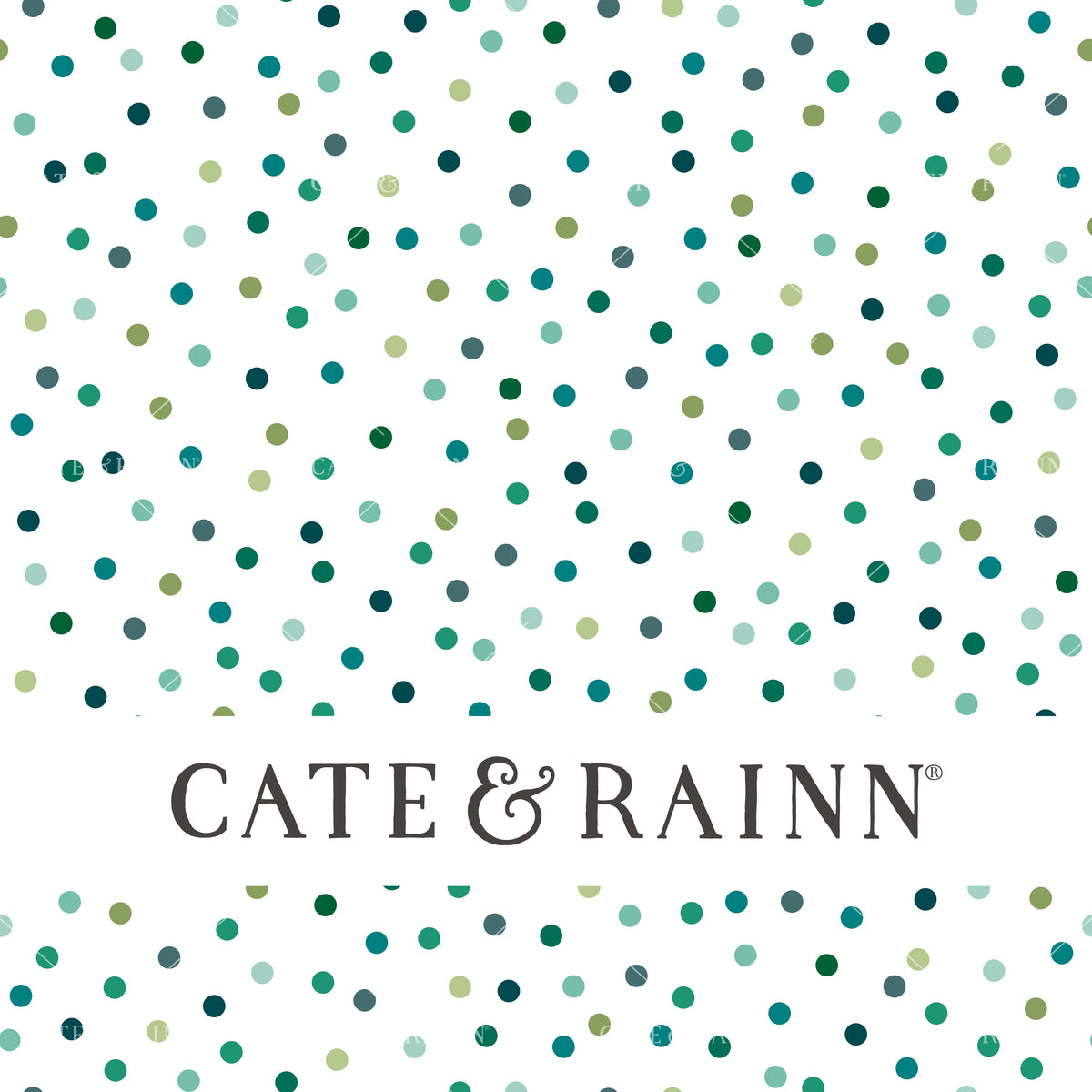 Mini Green Dots Seamless Pattern | St. Patrick&#39;s Day Collection