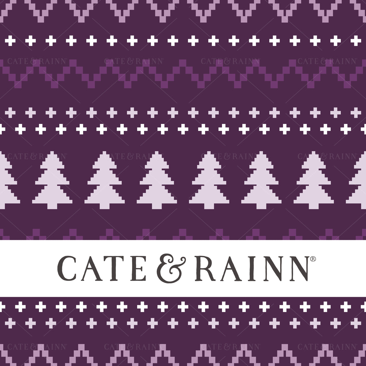 Fair Isle Seamless Patterns for Christmas