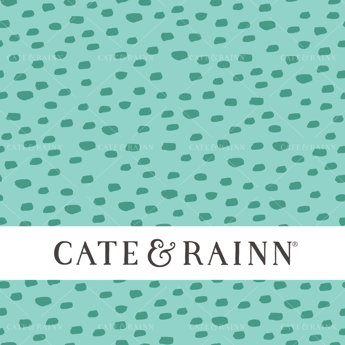 Aqua Blue Boho Dash Seamless Pattern | Summer Vibes Collection