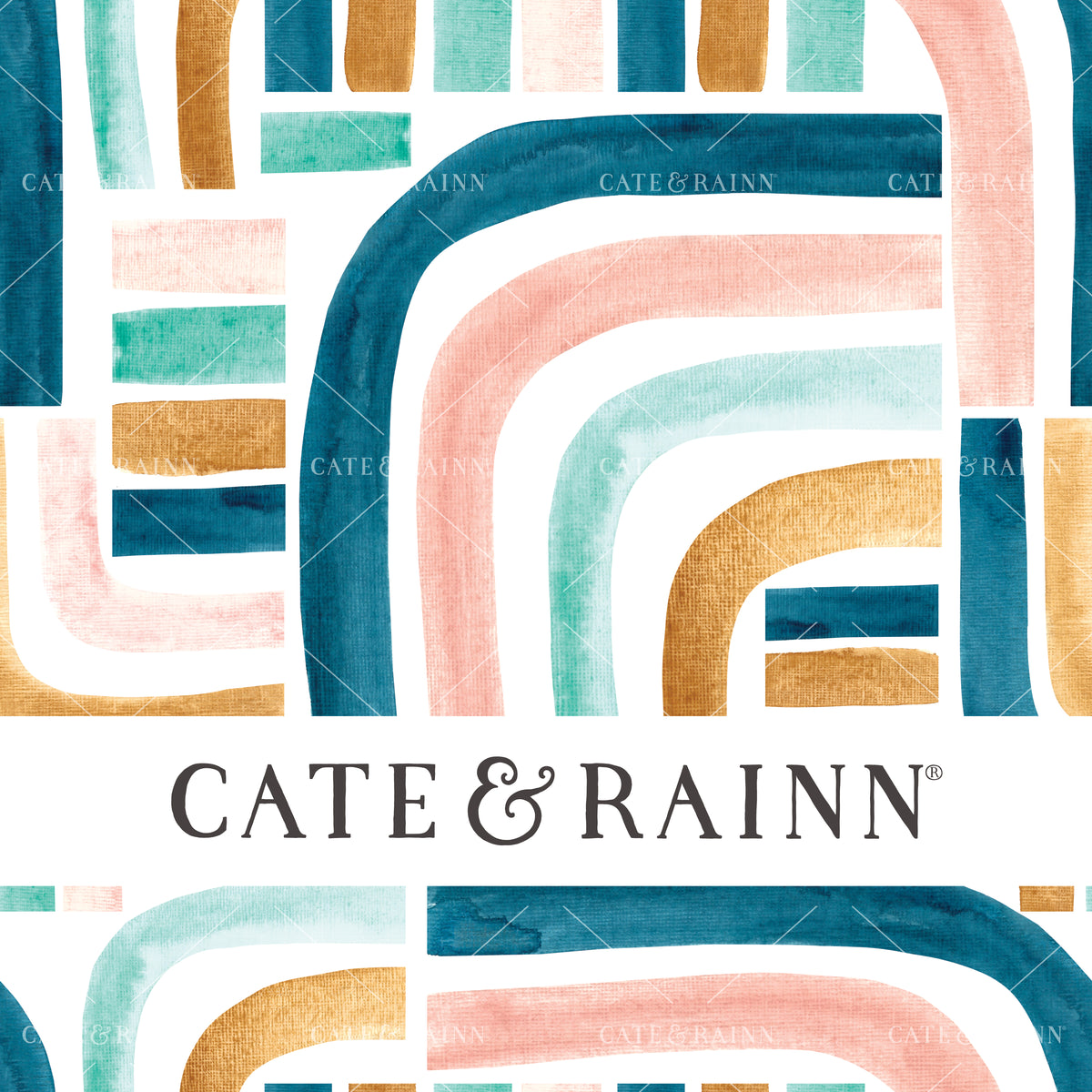 Colorful Retro Stripes Seamless Pattern | Summer Vibes Collection