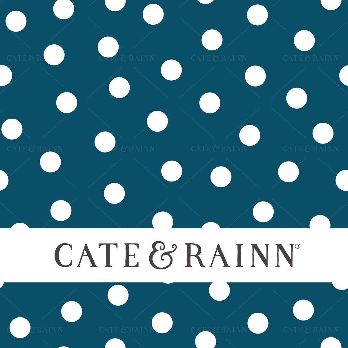 Dark Blue Polka Dot Seamless Pattern | Summer Vibes Collection