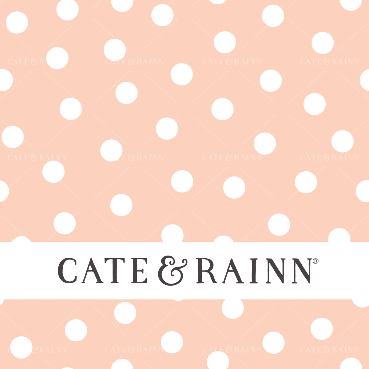 Light Pink Polka Dot Seamless Pattern | Summer Vibes Collection
