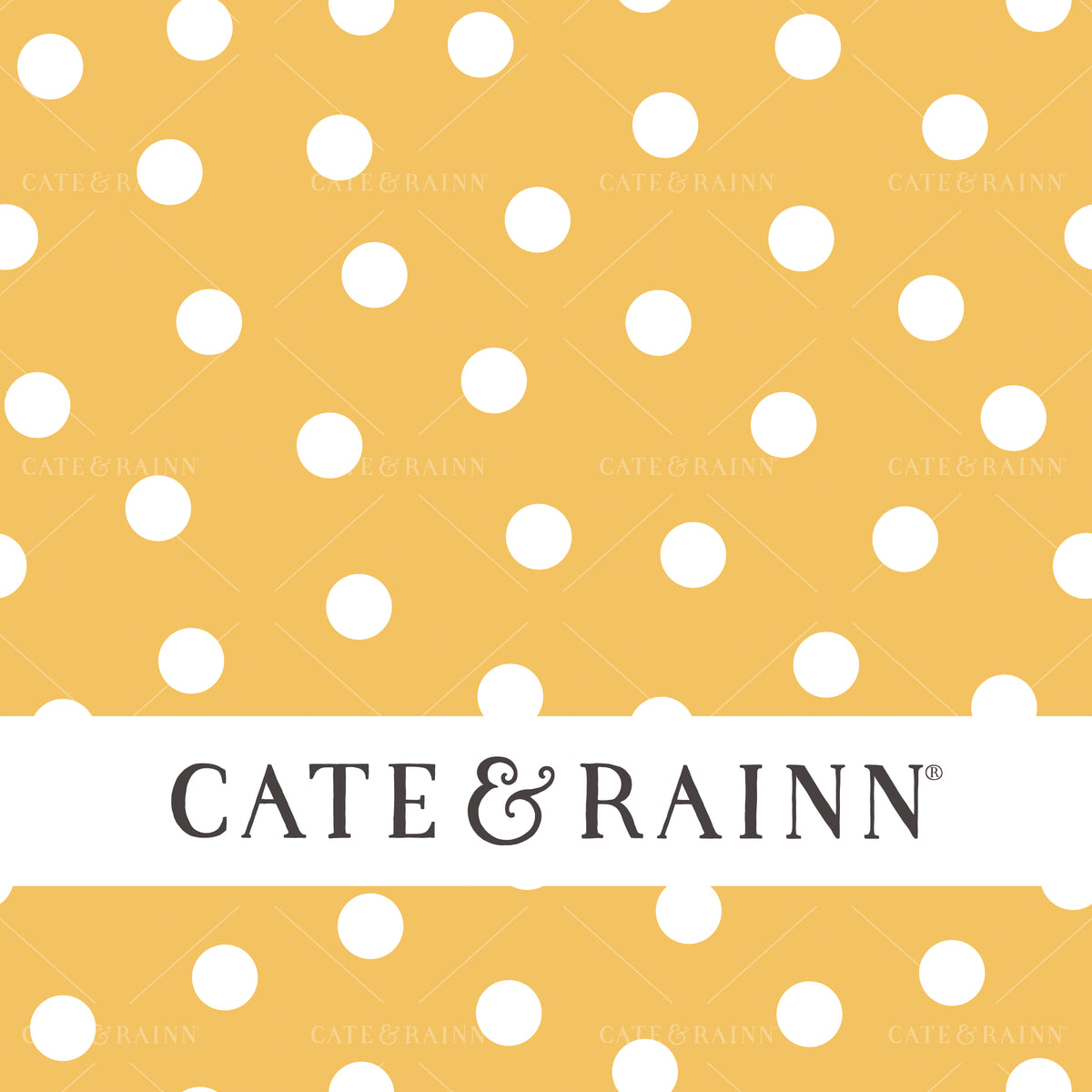 Yellow Polka Dot Seamless Pattern | Summer Vibes Collection