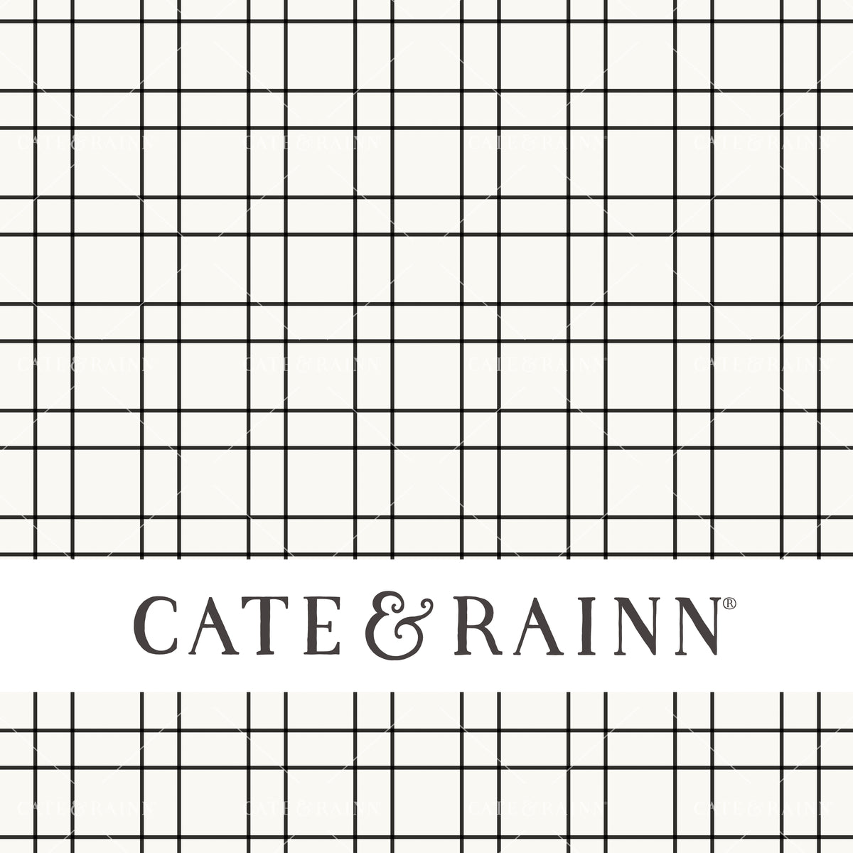 Pin Stripe Plaid Seamless Pattern | Sunrise Floral Collection