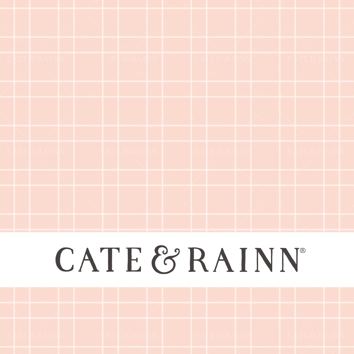 Pin Stripe Plaid Seamless Pattern | Sunrise Floral Collection