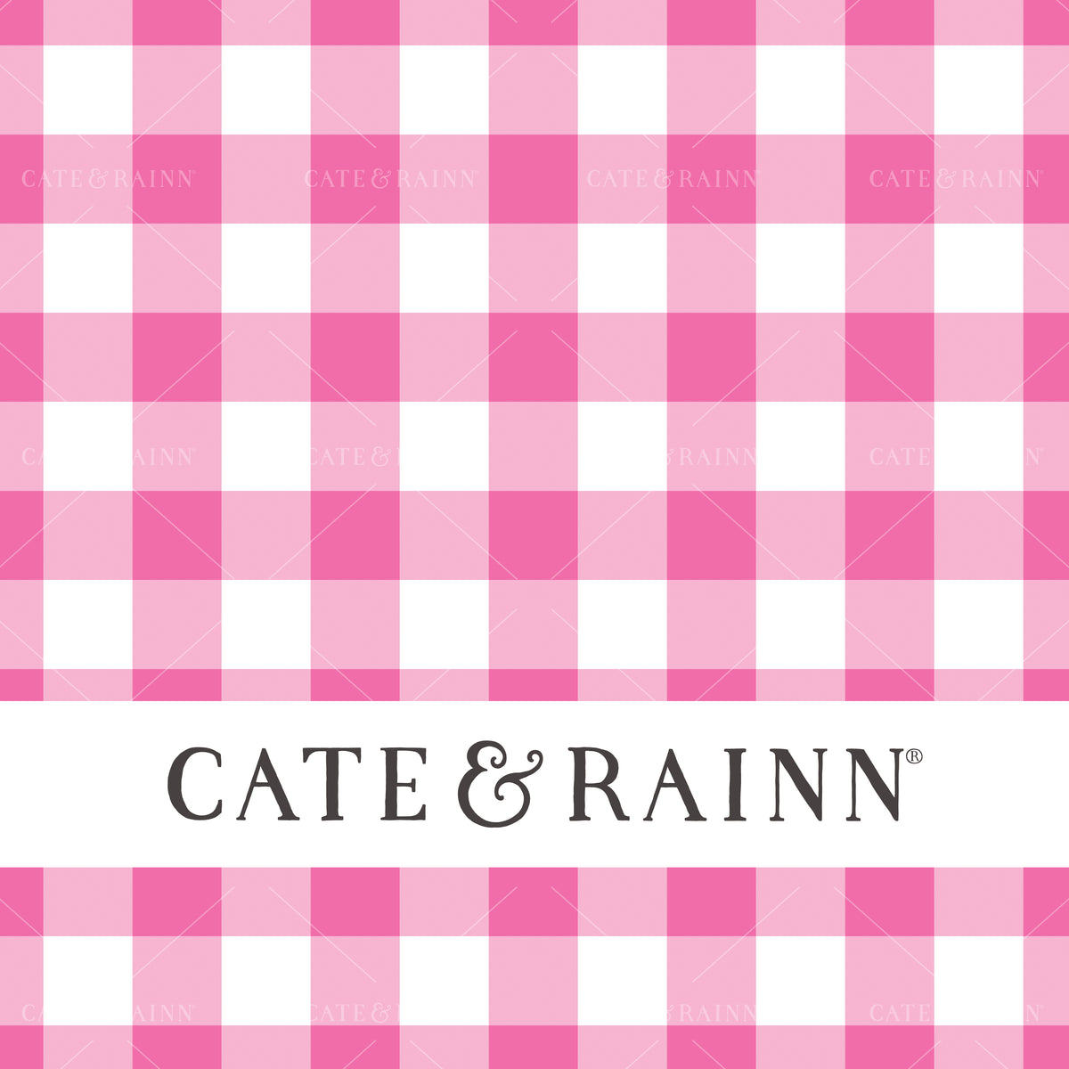 Hot Pink Gingham Seamless Pattern | Valentines Collection