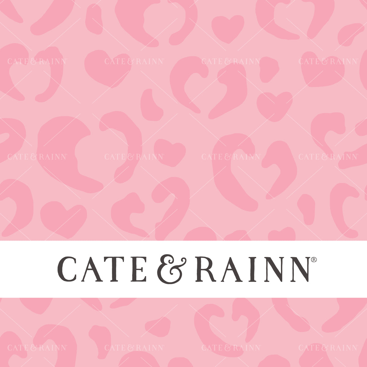 Leopard Hearts Seamless Pattern for Valentines Day