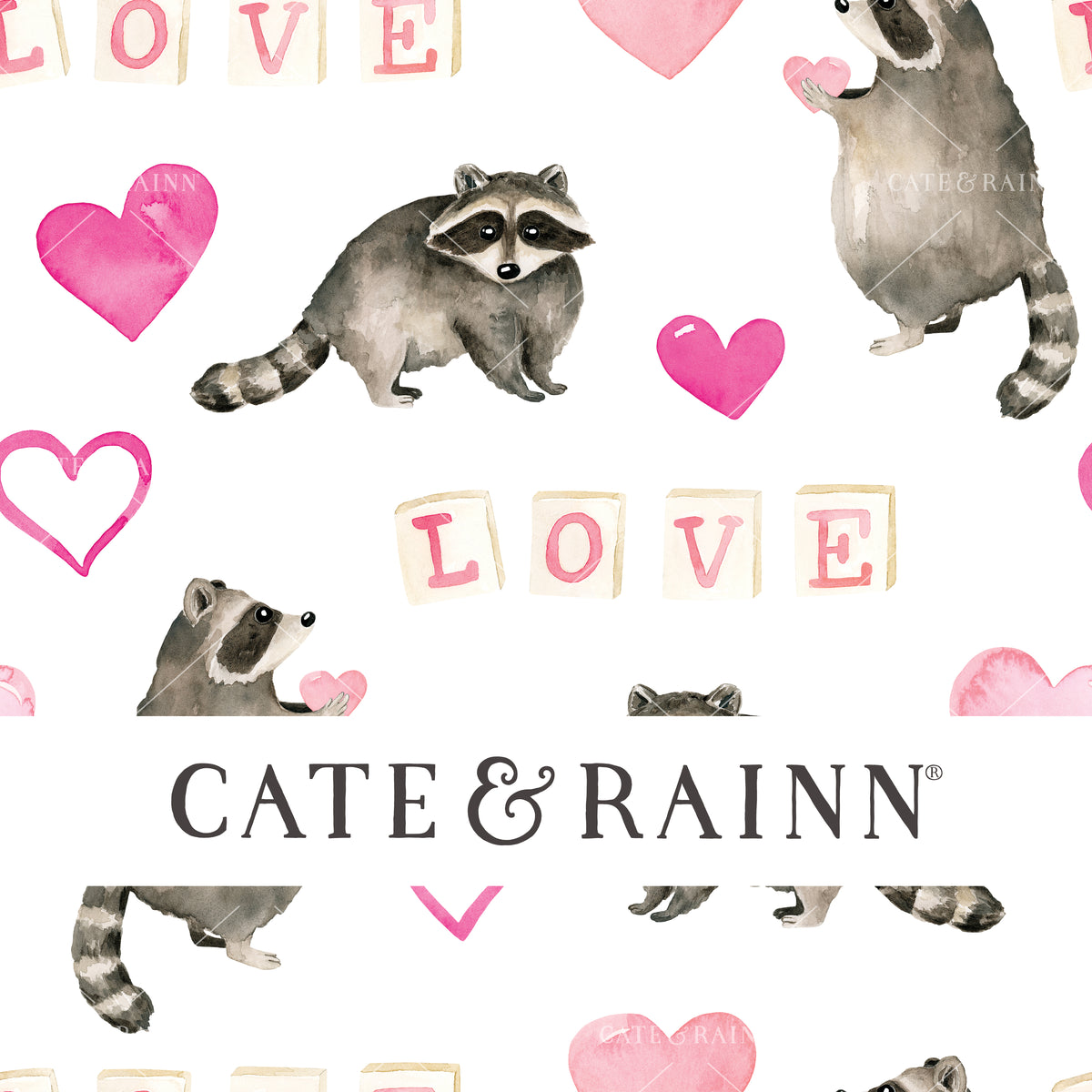 Raccoon Seamless Pattern