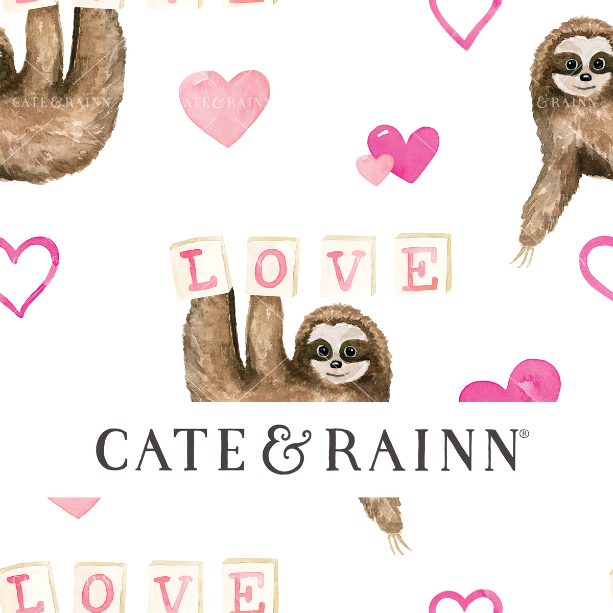 Sloth and Hearts Design