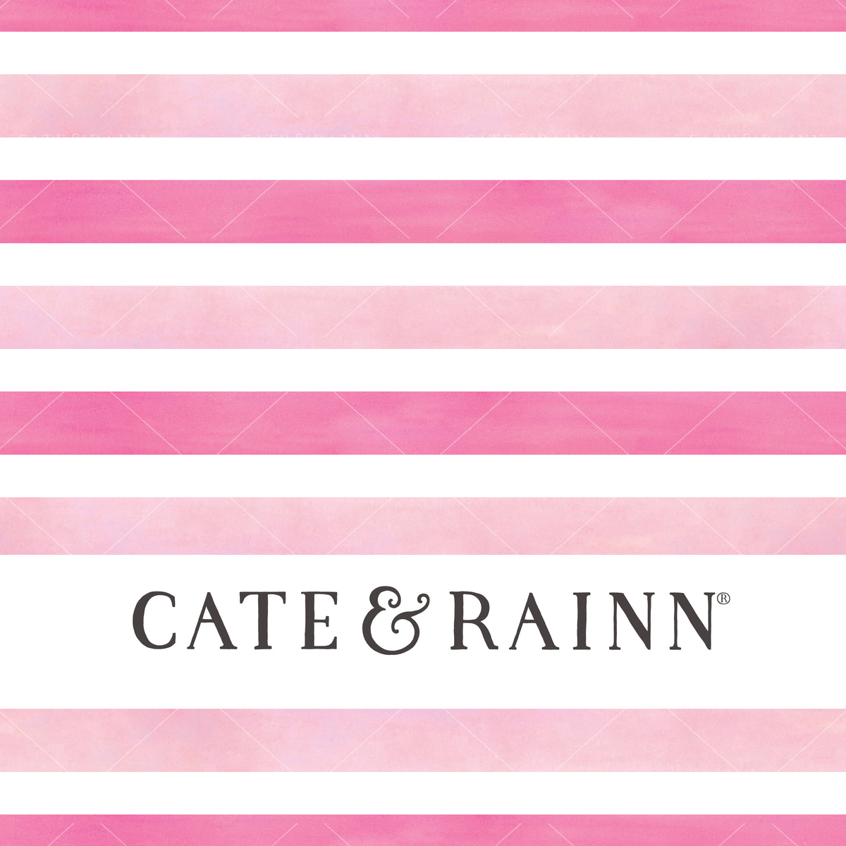 Watercolor Pink Stripe Seamless Pattern | Valentines Collection